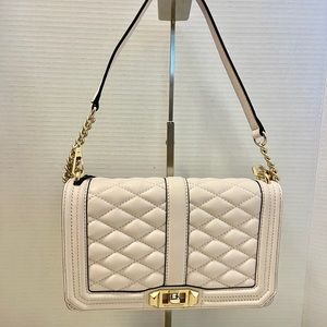 NWT Rebecca Minkoff Love Crossbody Bag, white